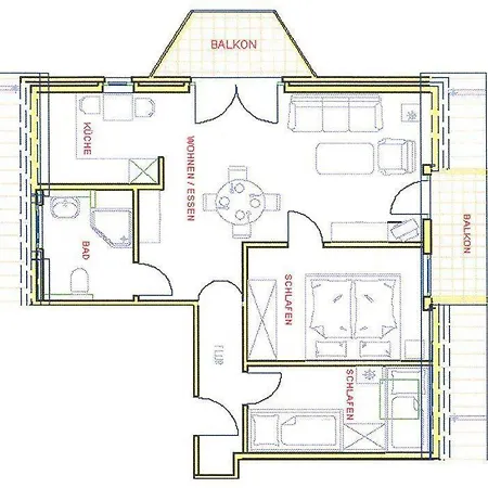 Apartman Kampstrasse-14-wohnung-3 *